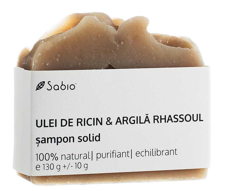 Şampon solid – RICIN - ARGILĂ RHASSOUL